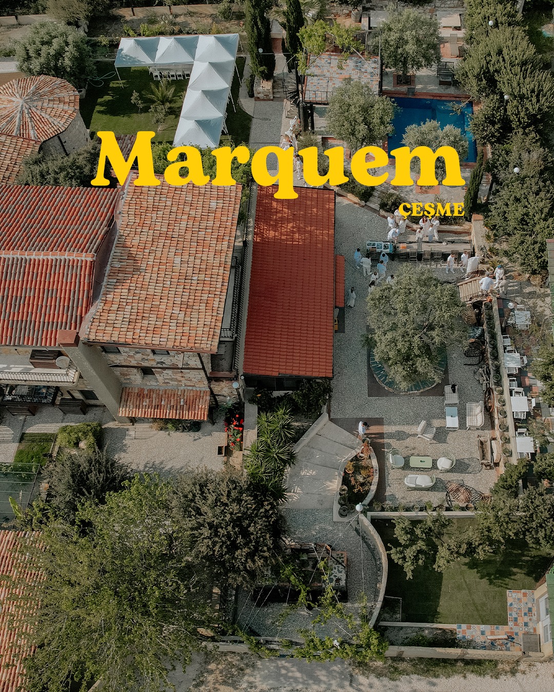 İzmir düğün fotoğrafçısı, düğün fotoğrafçısı, White Party, Marquem Çeşme, morquem otel drone çekimi